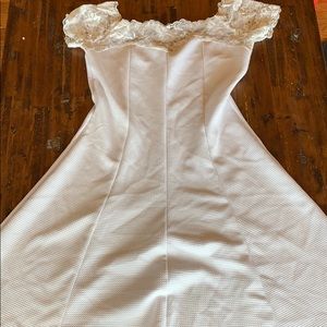 White Semi- Formal Dress